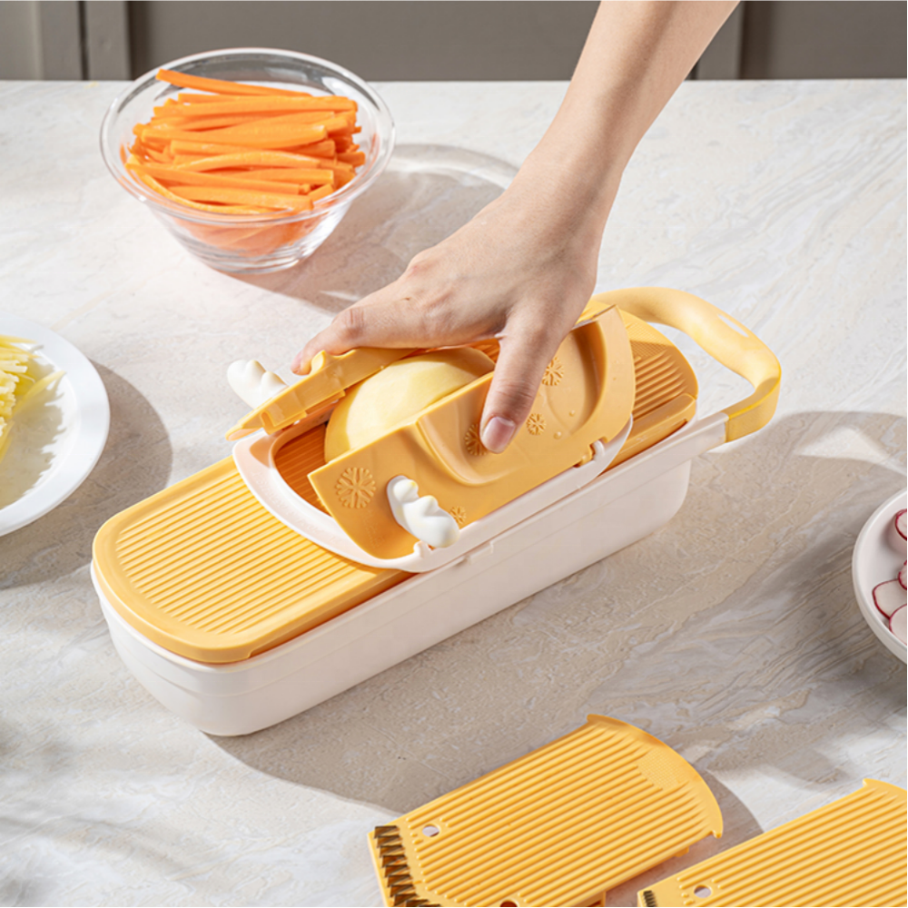 Mandoline Slicer Guard - Multifunction Mandoline Slicer Onion Potato 6In1