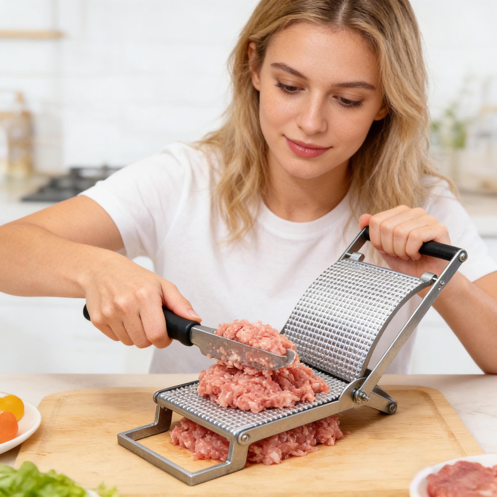 Meal Prep Chicken - Stainless Steel Meat Tenderizer Manual Kitchen
