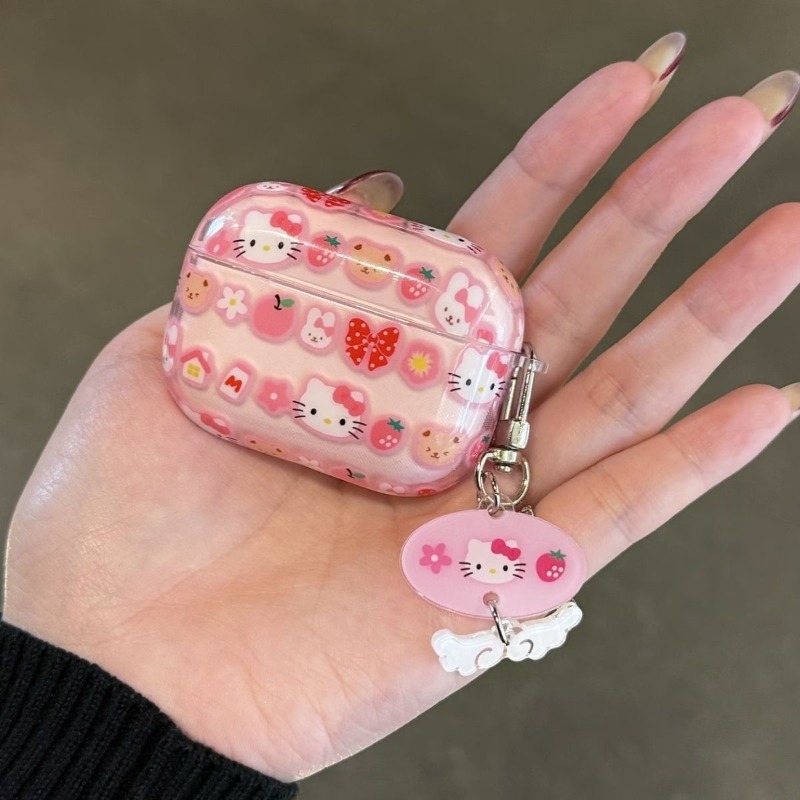 Strawberry Huller - Hello Kitty Headset Case Anime Cartoon