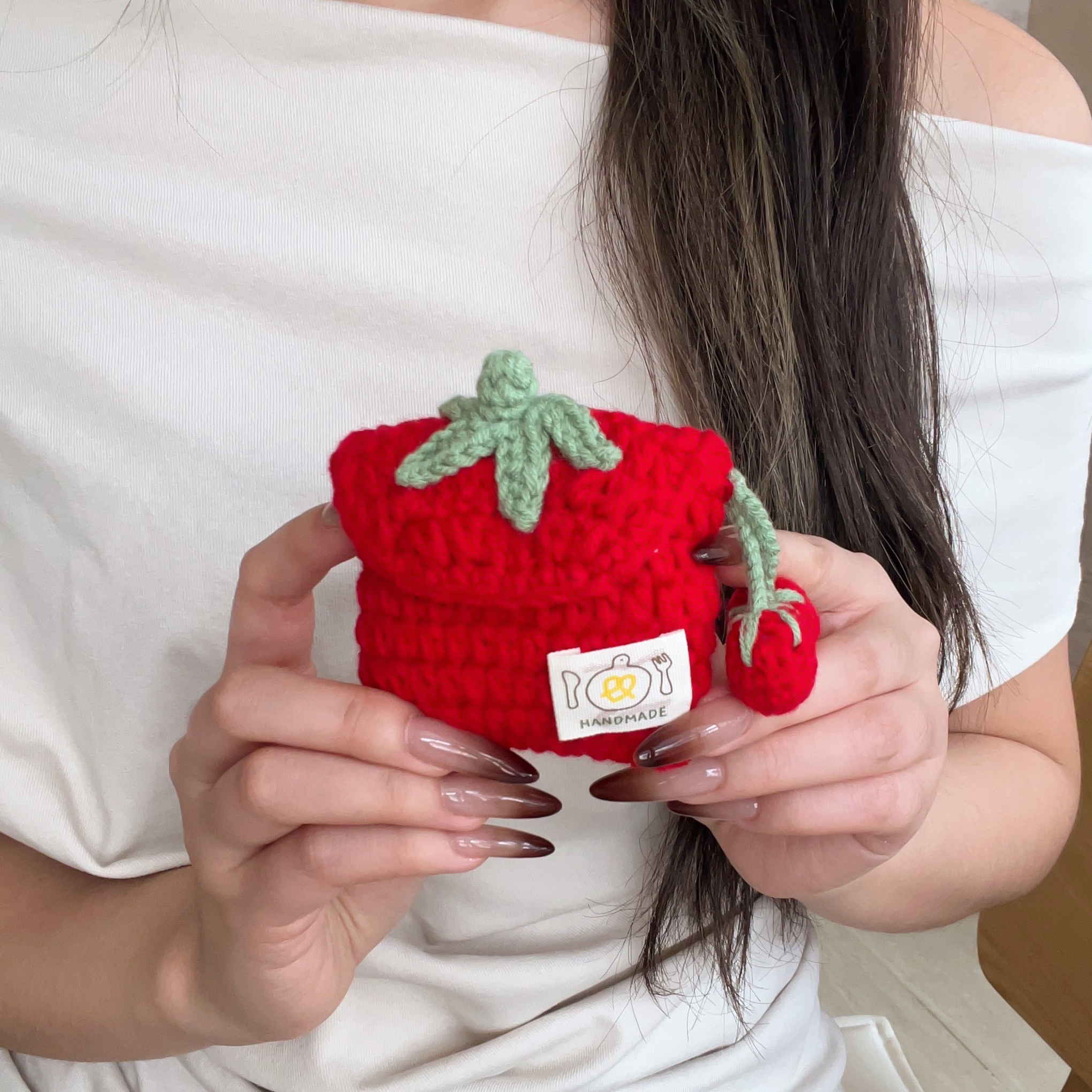 Strawberry Huller - Earphone Case for Airpods 4 3