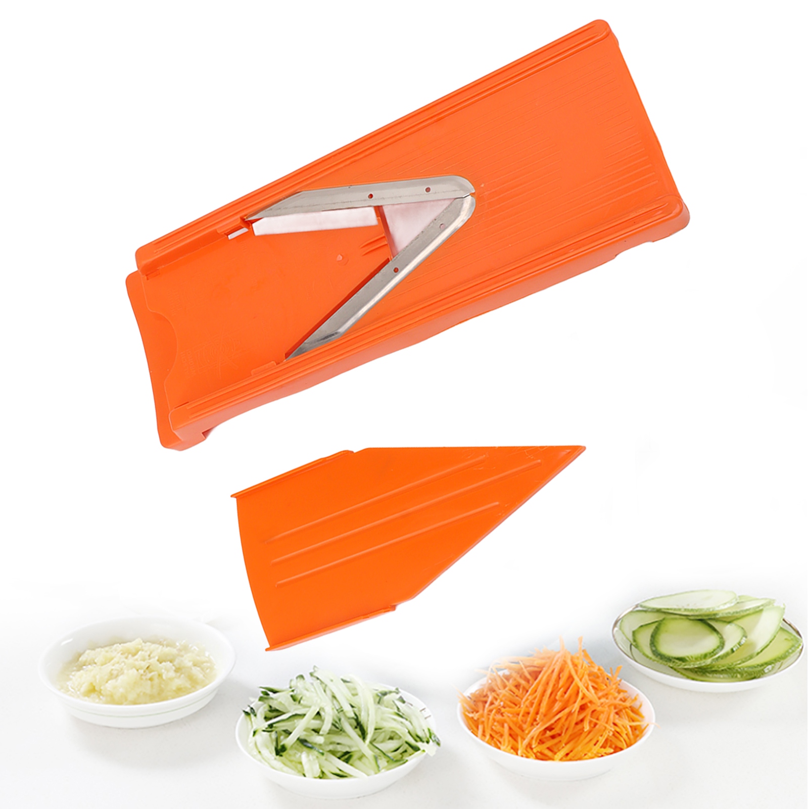 Manual Vegetable Cutter Mandol - Mandoline Slicer Guard reseña y precio