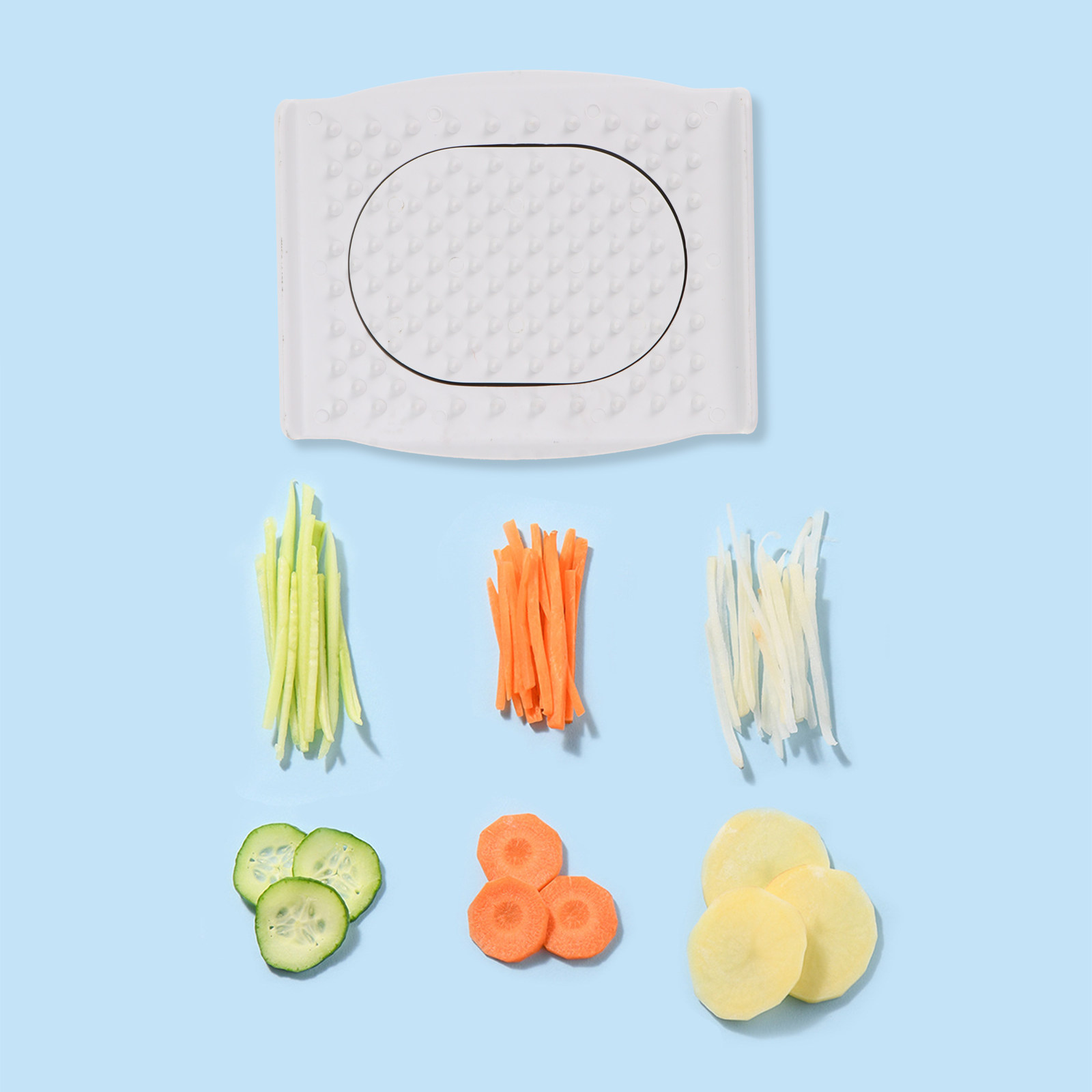 2Pcs Food Safety Holder Sturdy - Mandoline Slicer Guard reseña y precio