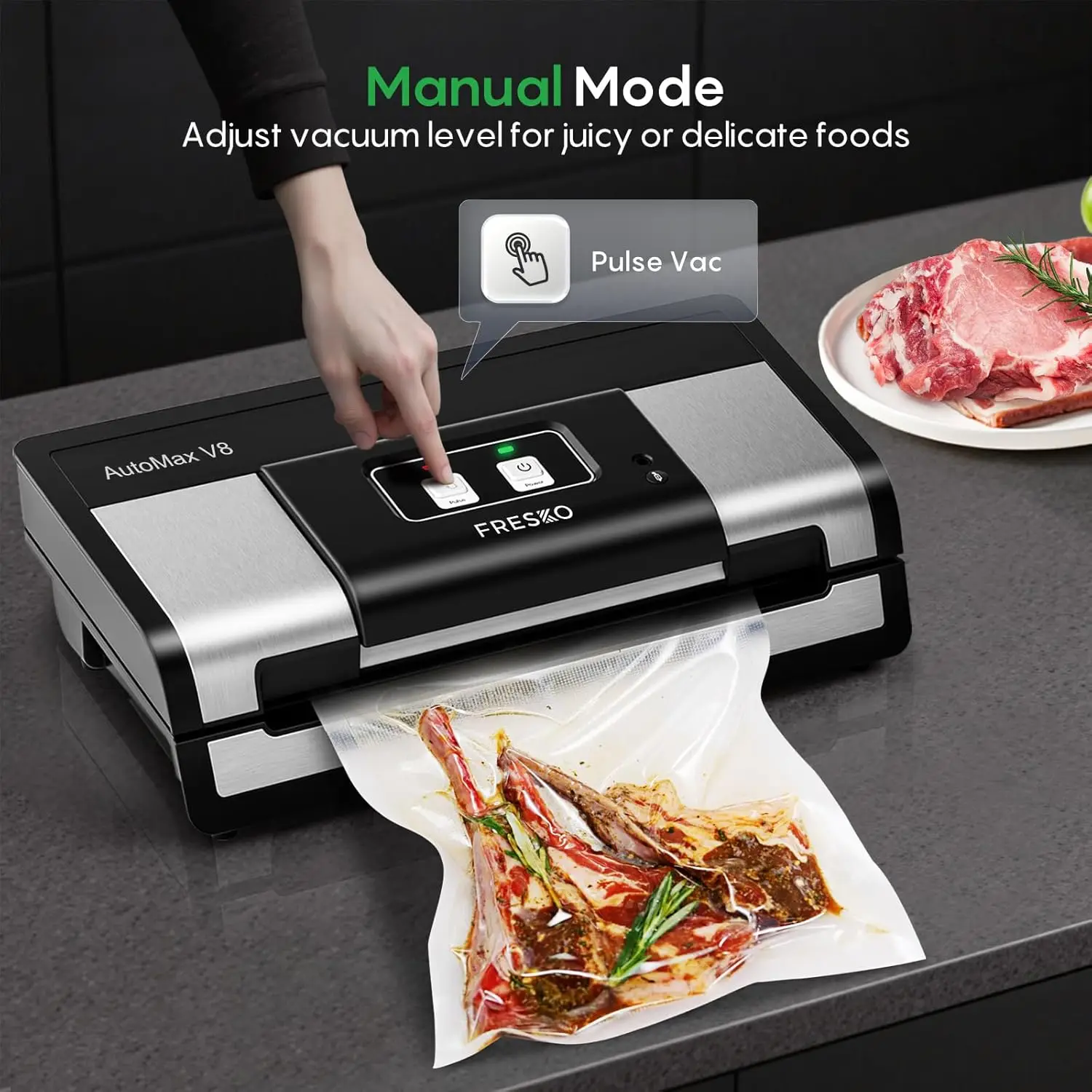 Automatic Vacuum Sealer for Fo - Meal Prep Bulking reseña y precio