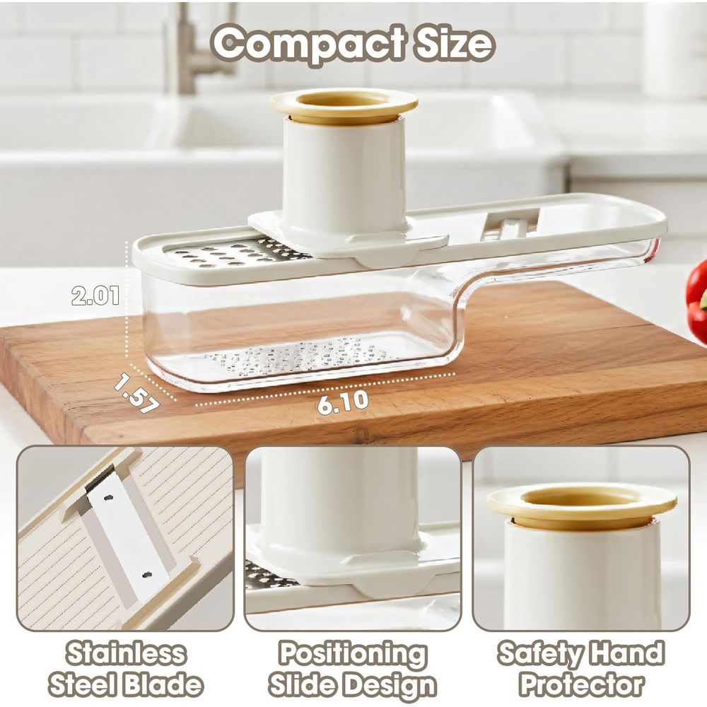 2-Pack 3-in-1 Ginger Garlic Mi - Mandoline Slicer Guard reseña y precio
