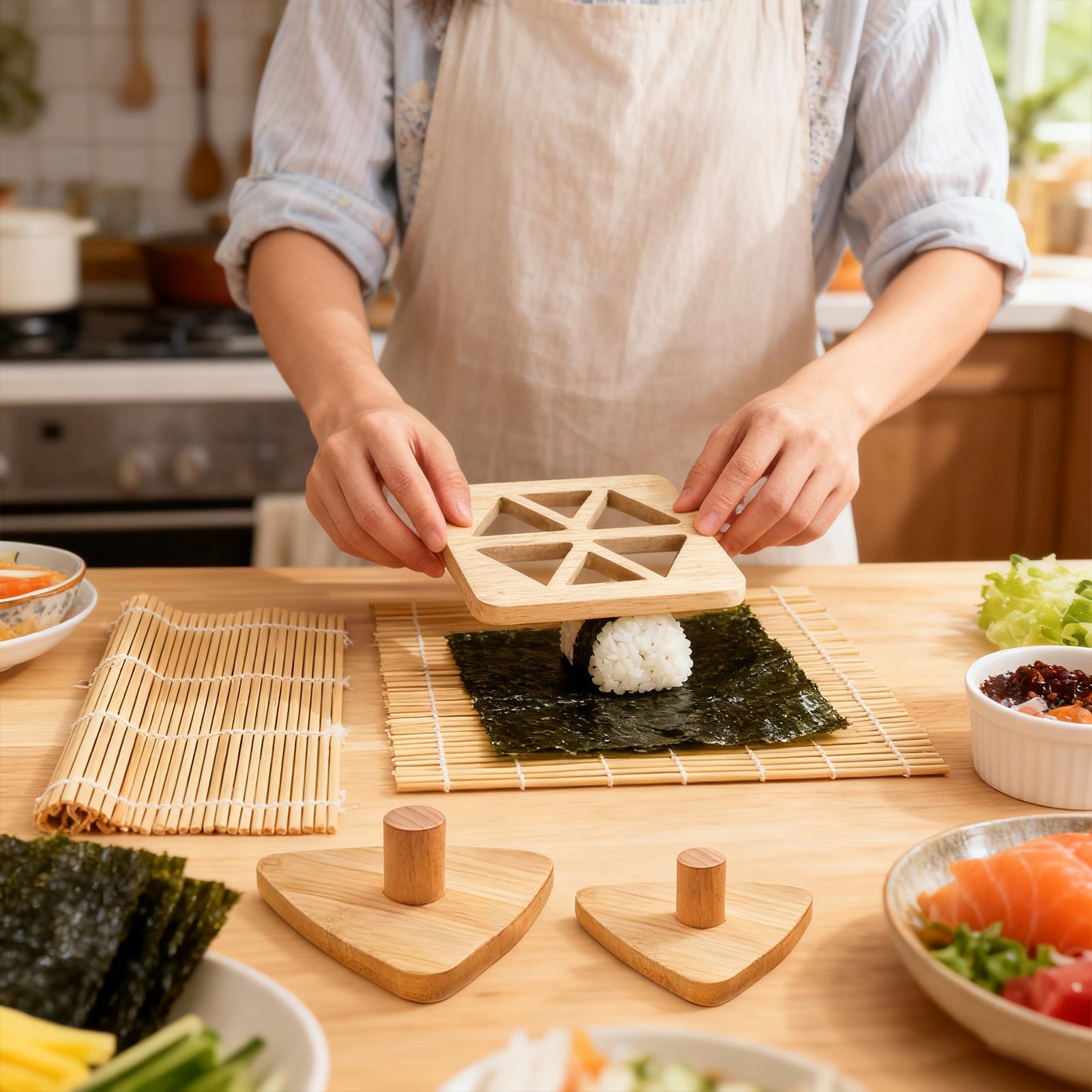Riceball Mold Classic Wooden N - Meal Prep With Rice reseña y precio