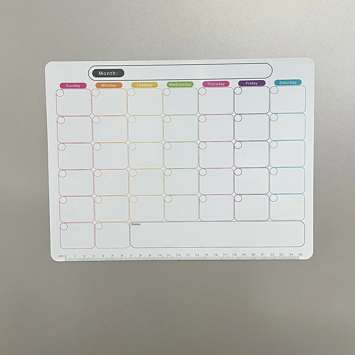 A refrigerator magnet ,monthly - Meal Prep Weekly reseña y precio