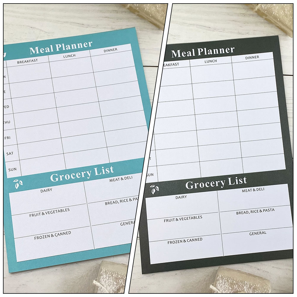 2Pcs Weekly Meal Planner Noteb - Meal Prep Weekly reseña y precio