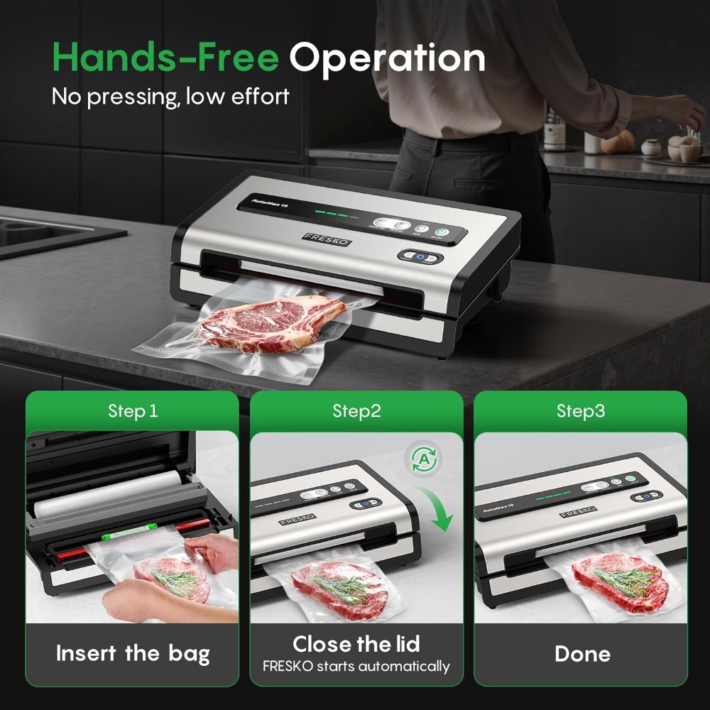 Automatic Vacuum Sealer for Fo - Meal Prep Bulking reseña y precio
