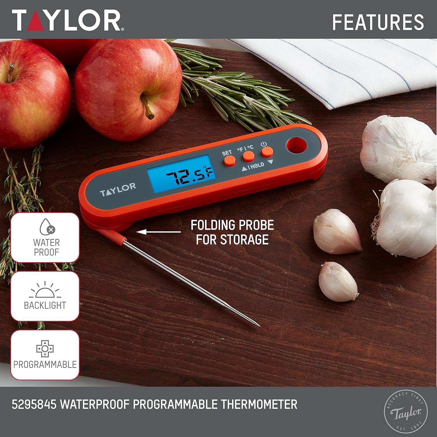 Digital Waterproof Meat Thermo - Meal Prep Chicken reseña y precio
