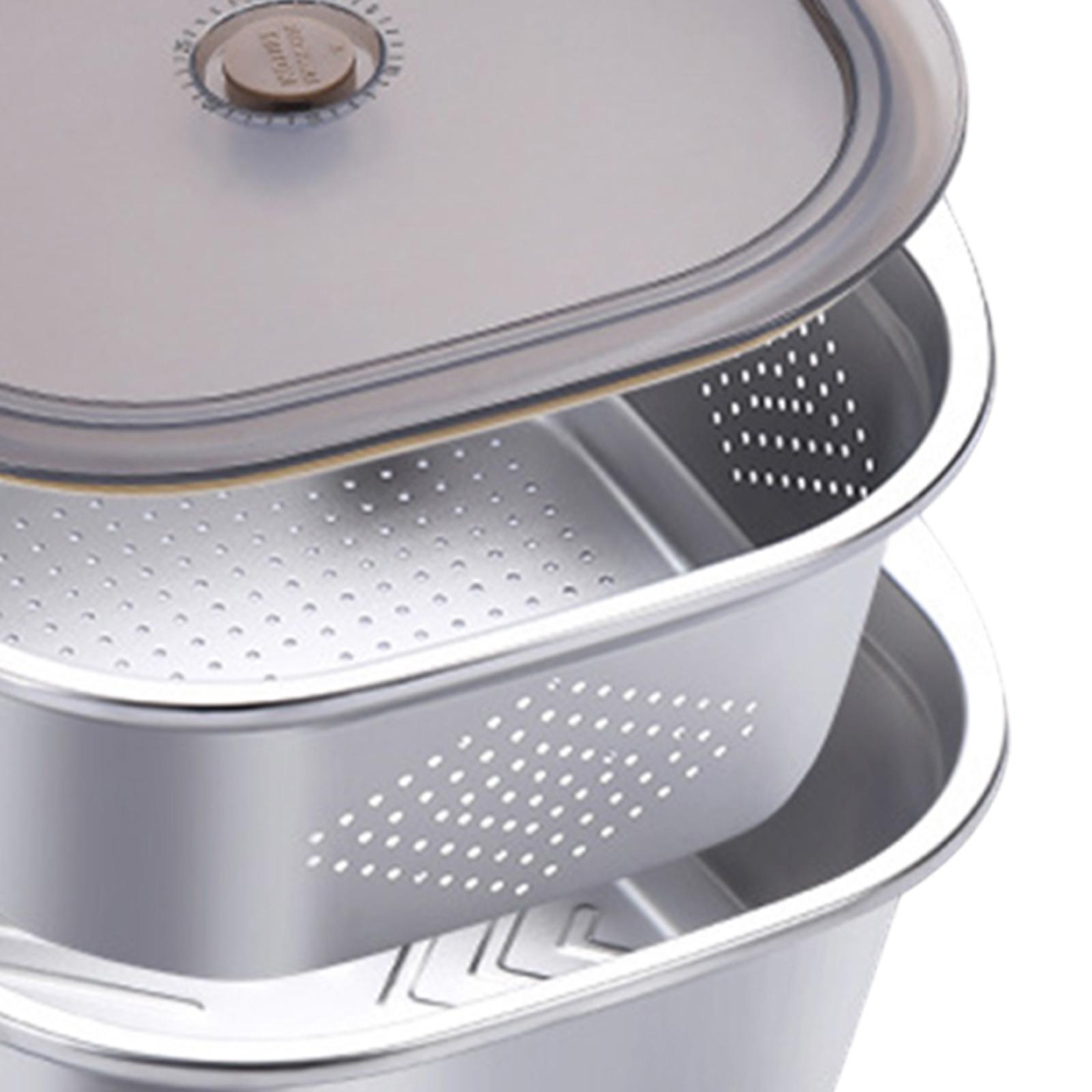 Vegetable Washing Basket Stain - Meal Prep With Rice reseña y precio