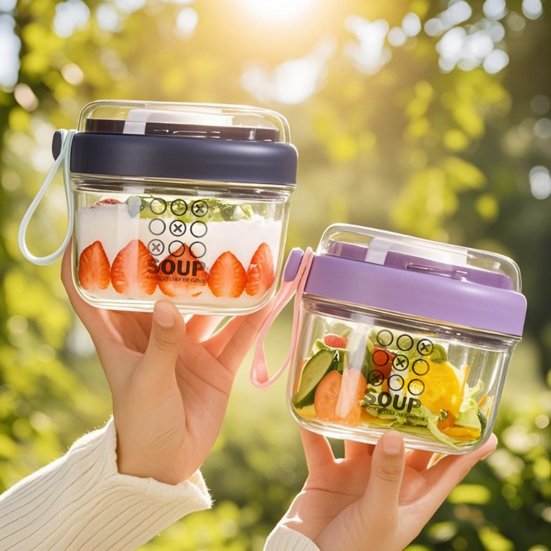 Salad Cup Double Layer Oatmeal - Meal Prep Chia Pudding reseña y precio