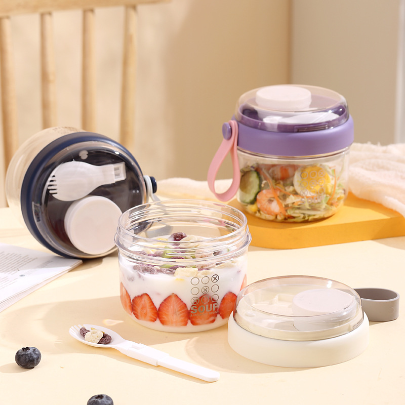 Salad Cup Double Layer Oatmeal - Meal Prep Chia Pudding reseña y precio