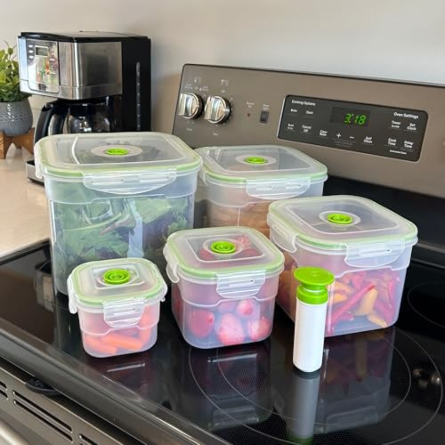 Vacuum Seal Food Storage Conta - Meal Prep Vacuum Seal Containers reseña y precio