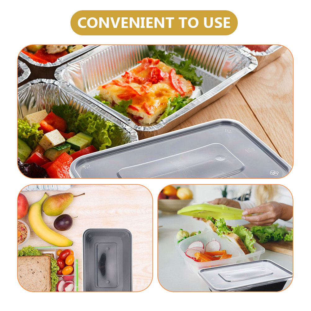 50pcs Disposable Rectangular F - Meal Prep With Rice reseña y precio