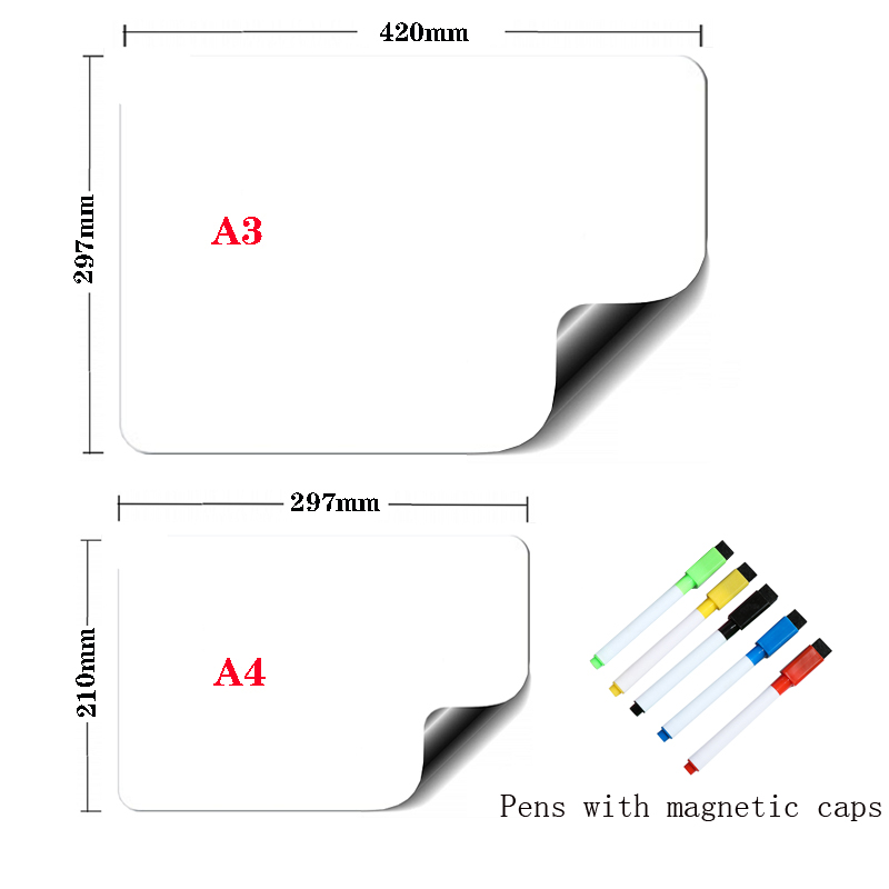 A3+A4 Magnetic Dry Erase Board - Meal Prep Weekly reseña y precio