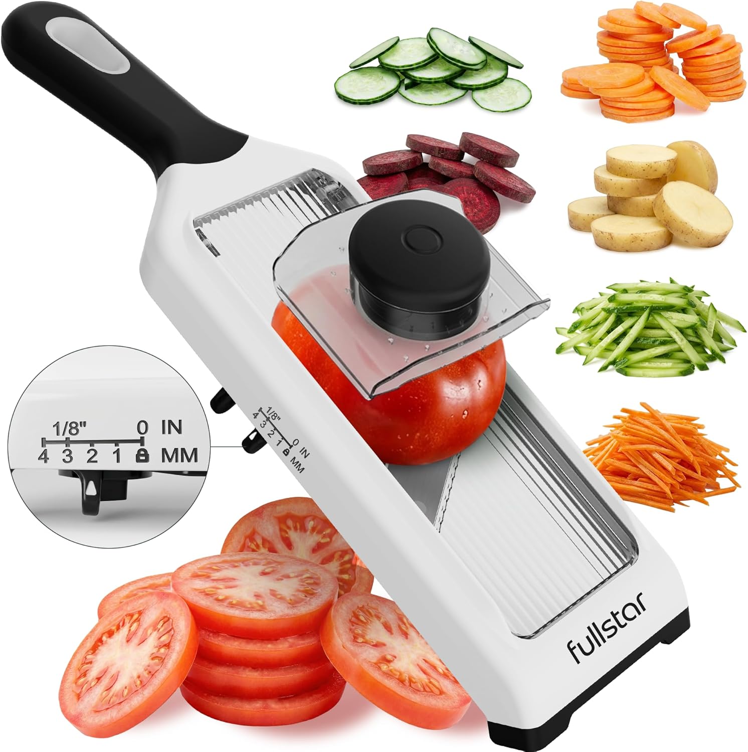 2-in-1 Handheld Mandoline Slic - Mandoline Slicer Guard reseña y precio