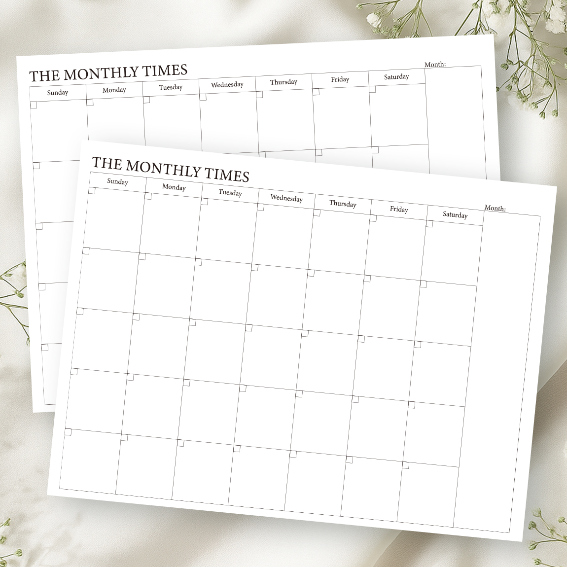 2 Pack Undated Monthly Planner - Meal Prep Weekly reseña y precio