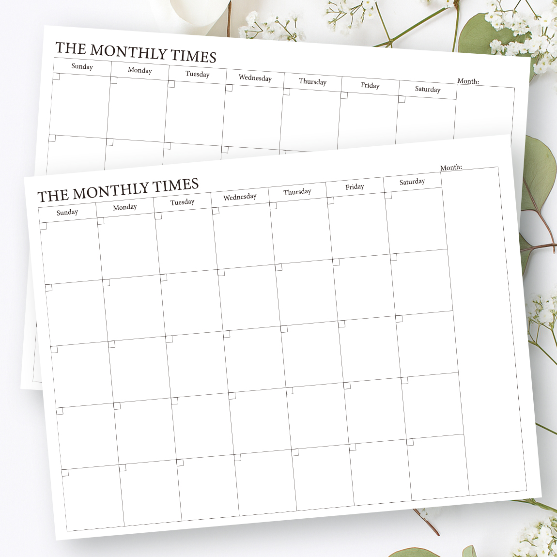 2 Pack Undated Monthly Planner - Meal Prep Weekly reseña y precio