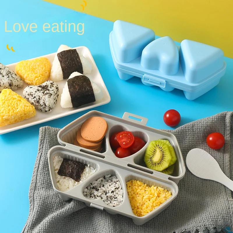 Folding Portable Triangle Love - Meal Prep With Rice reseña y precio