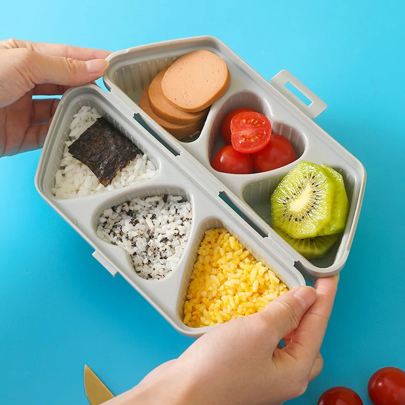 Folding Portable Triangle Love - Meal Prep With Rice reseña y precio