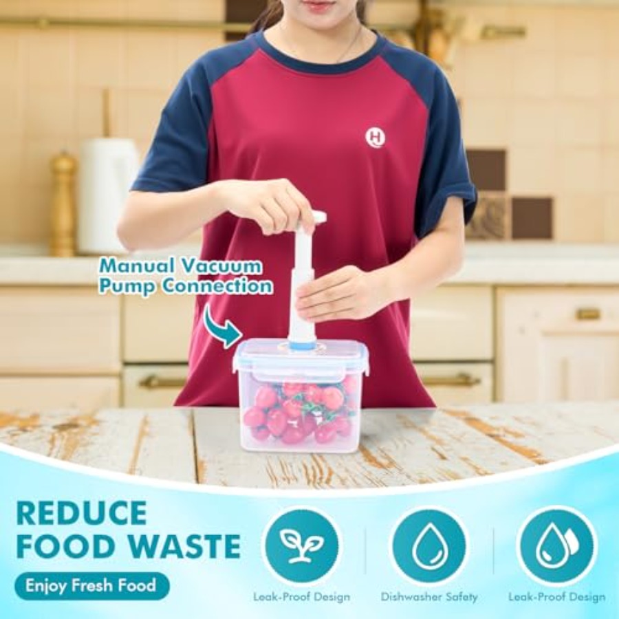 33 Pcs Vacuum Seal Storage Foo - Meal Prep Vacuum Seal Containers reseña y precio