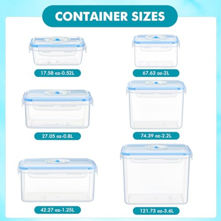 33 Pcs Vacuum Seal Storage Foo - Meal Prep Vacuum Seal Containers reseña y precio