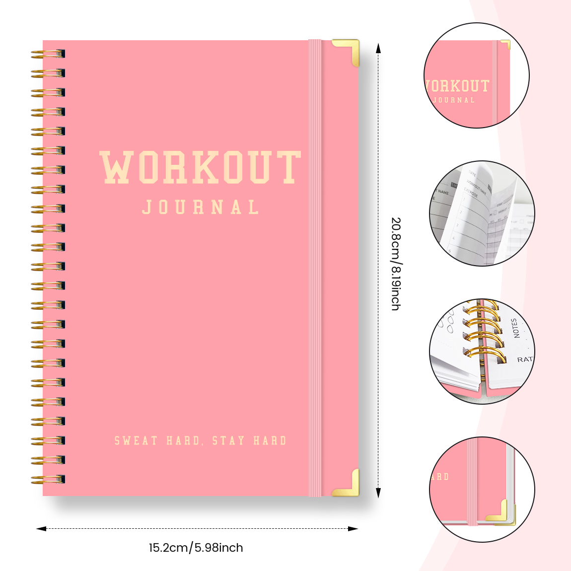 Workout Journal for Women Fitn - Meal Prep Weekly reseña y precio