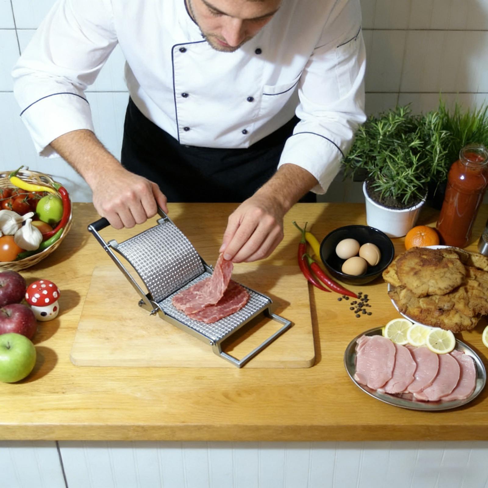 Meat Tenderizer Stainless Stee - Meal Prep Chicken reseña y precio