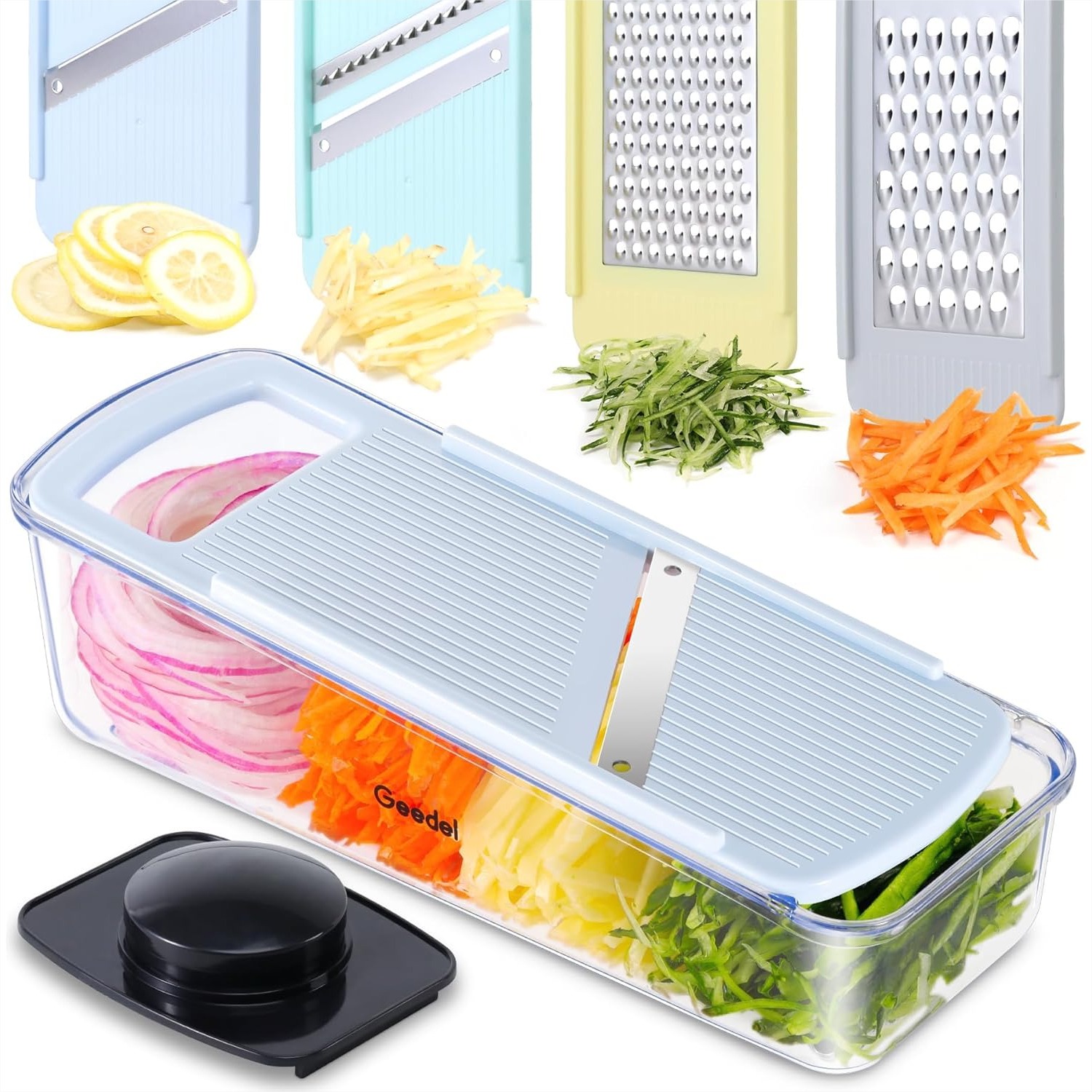 Mandoline Slicer for Kitchen,  - Mandoline Slicer Guard reseña y precio