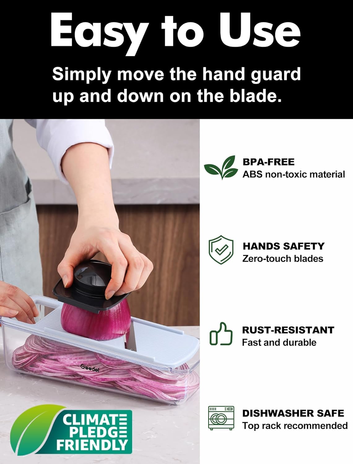 Mandoline Slicer for Kitchen,  - Mandoline Slicer Guard reseña y precio