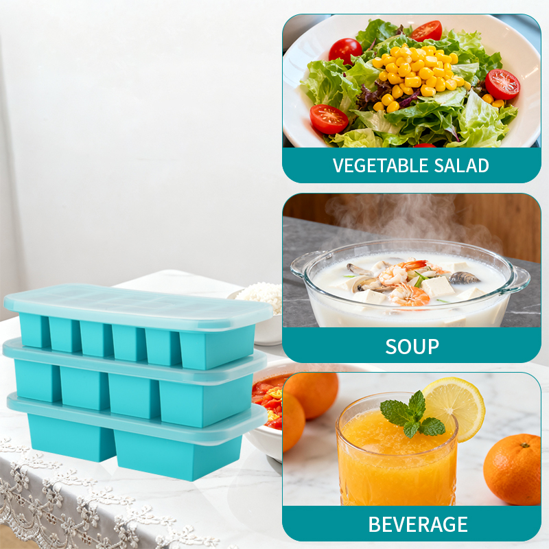 2 or 3-piece Silicone Freezer  - Meal Prep Chia Pudding reseña y precio