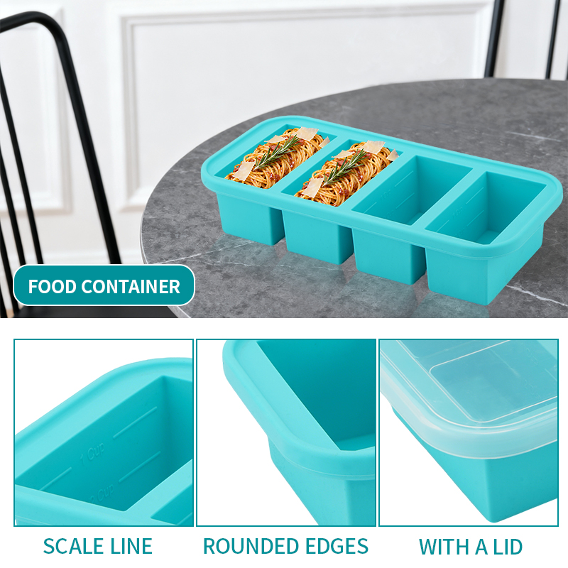 2 or 3-piece Silicone Freezer  - Meal Prep Chia Pudding reseña y precio