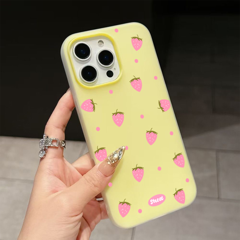 Sweet Pink Strawberry Pattern  - Strawberry Huller reseña y precio