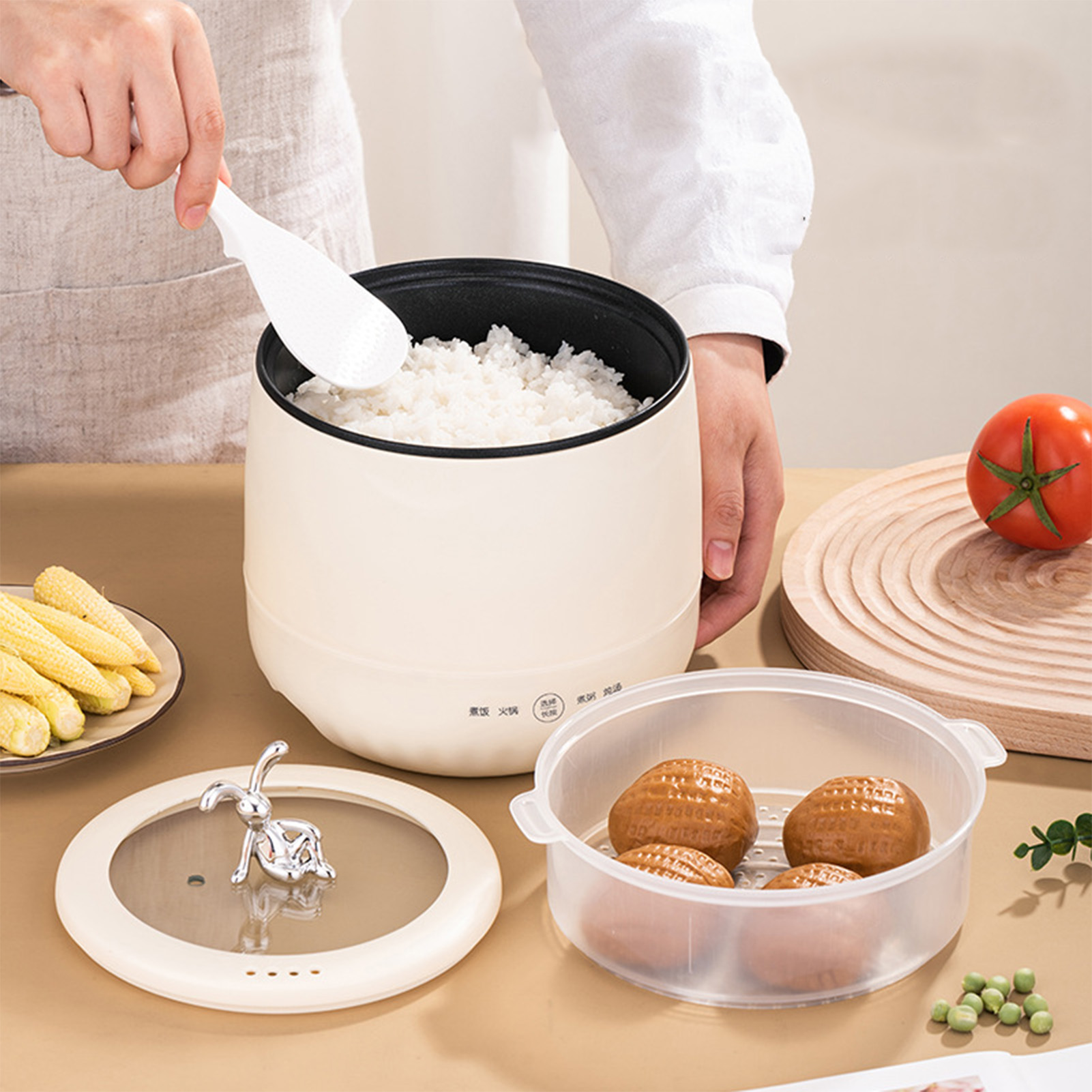 Smart Electric Mini Rice Cooke - Meal Prep With Rice reseña y precio