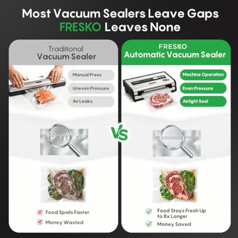 Automatic vacuum sealer for ki - Meal Prep Bulking reseña y precio