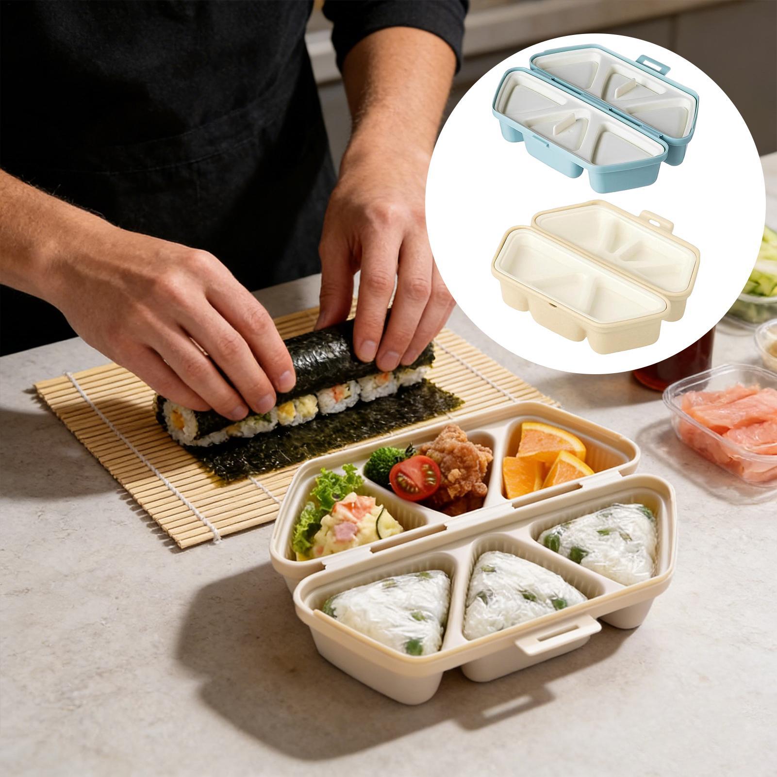 Sushi Mold Maker 6 Cavity Tria - Meal Prep With Rice reseña y precio