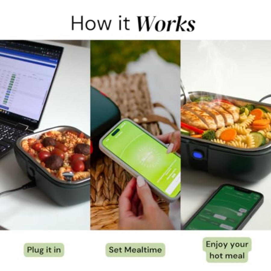 Office meal prep electric lunc - Meal Prep App reseña y precio
