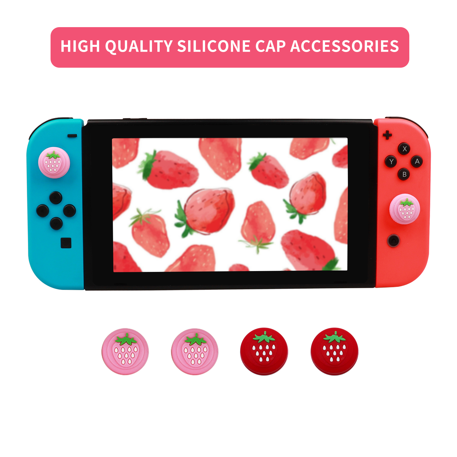 For Switch Carrying Case, EVA  - Strawberry Huller reseña y precio