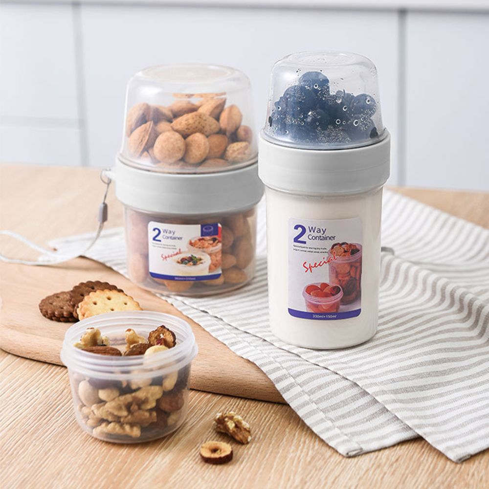 Double-layer Fresh-keeping Box - Meal Prep Chia Pudding reseña y precio