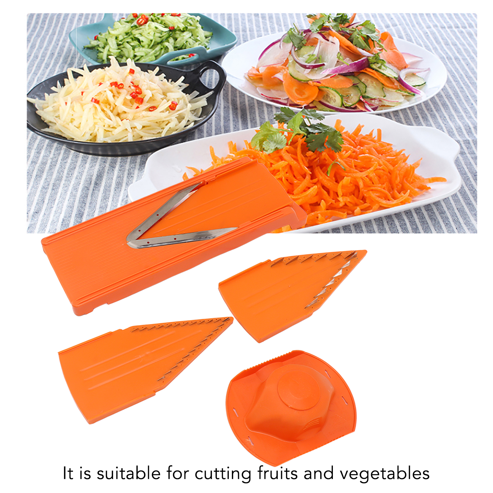 V Blade Mandoline Cutter Veget - Mandoline Slicer Guard reseña y precio