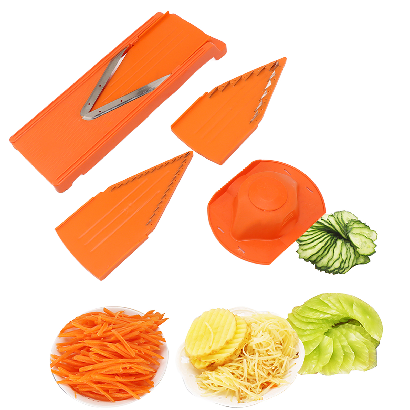 V Blade Mandoline Cutter Veget - Mandoline Slicer Guard reseña y precio