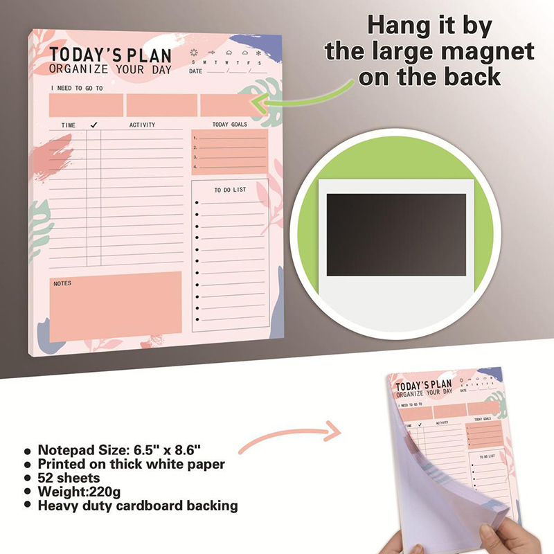 Magnetic Daily Planner Notepad - Meal Prep Weekly reseña y precio