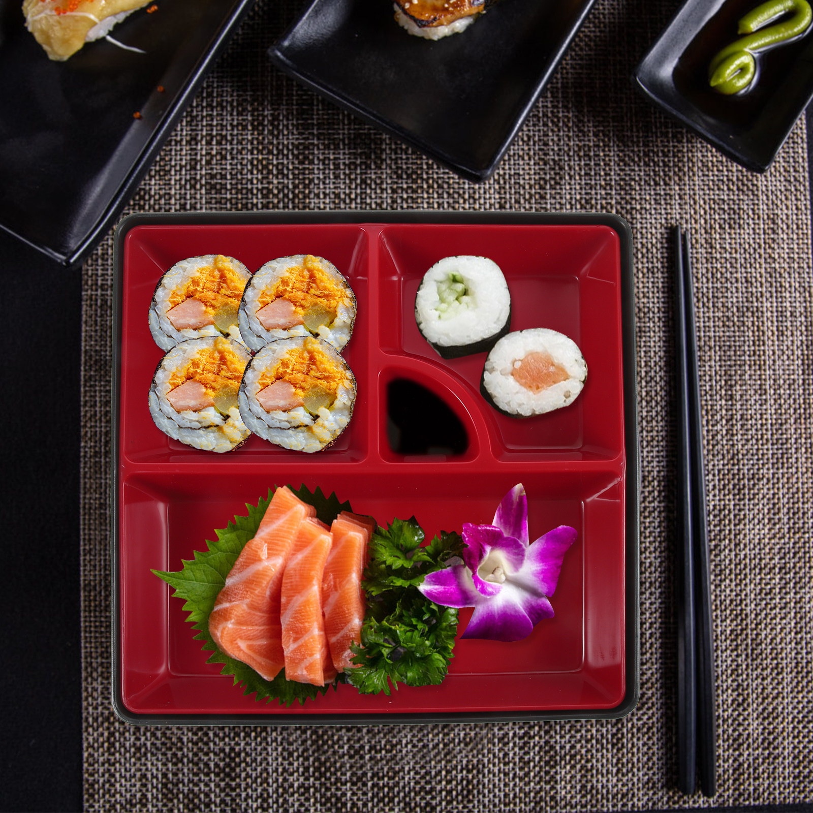 Leak Proof Sushi Bento Box Jap - Meal Prep With Rice reseña y precio