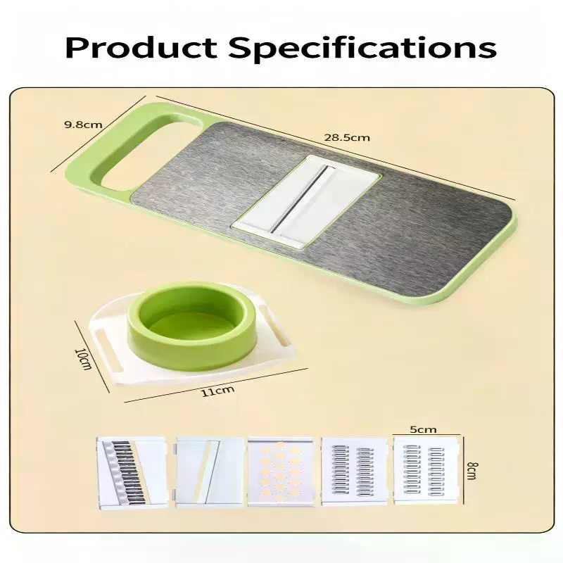 Multi Functional Vegetable Sli - Mandoline Slicer Guard reseña y precio