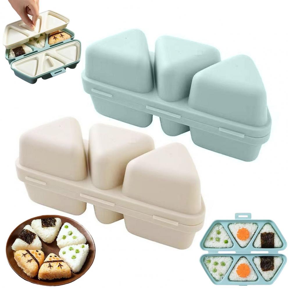 6-Cavity Triangle Onigiri Mold - Meal Prep With Rice reseña y precio