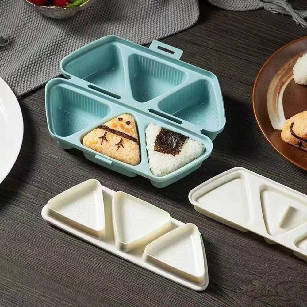 6-Cavity Triangle Onigiri Mold - Meal Prep With Rice reseña y precio